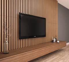 Premium TV Walls with Custom Consoles & Lighting