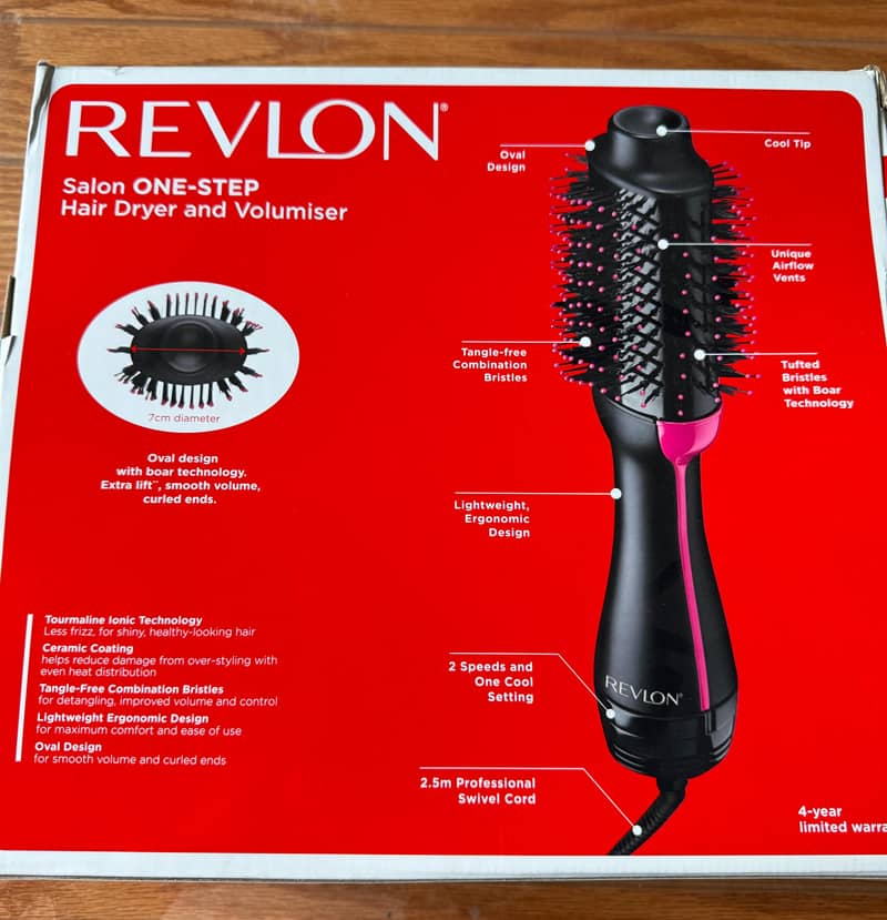 Revlon bouncy hair curler, dryer, straightener (UK Version) 4