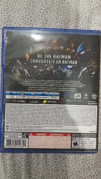 batman Arkham Knight Ps4 disc 1