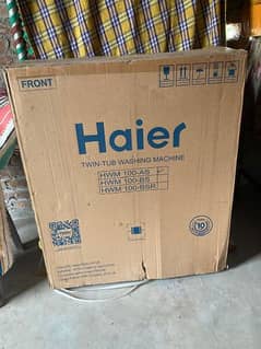 Haier HWM-100AS | 10 KG Twin Tub Semi Automatic | Washing Machine