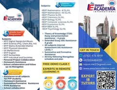 CIE, IB, Edecxel online tutions by Smart E Academia Int