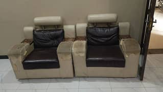 sofa set for sale frame fit condition 90%  poshesh need change