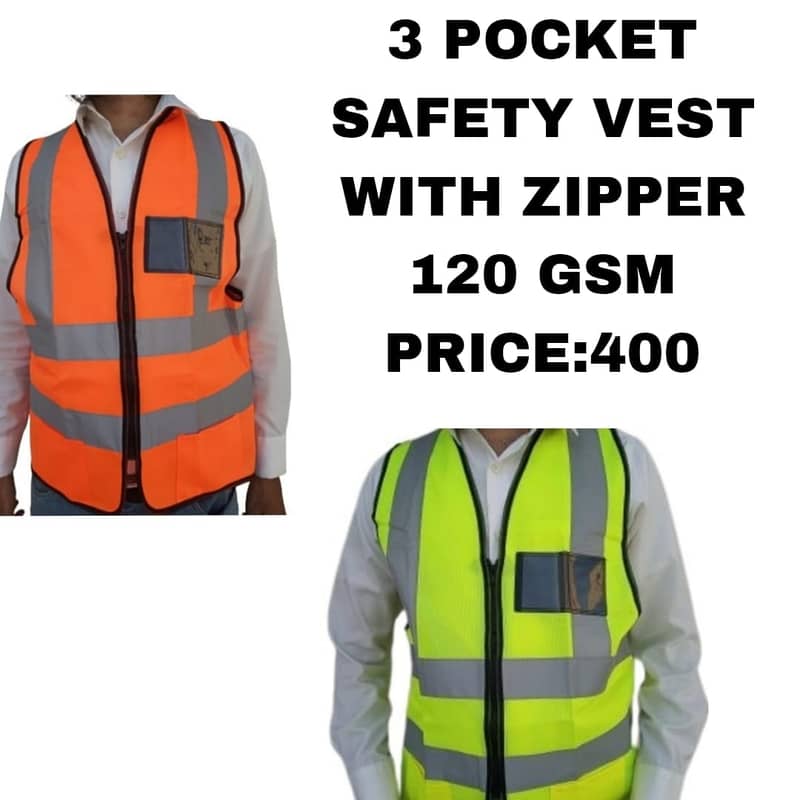 Safety Vest Jacket High Viz Hi Vis reflective Vest PPE construction 4