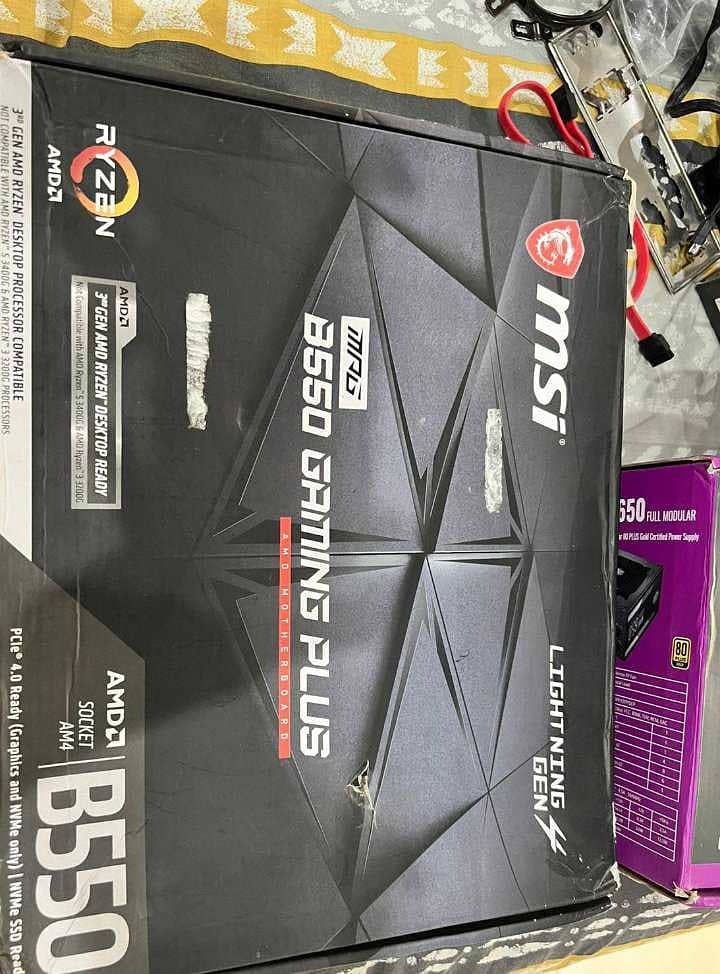 MSI B550 MPG Gaming Plus Full ATX Motherboard 5