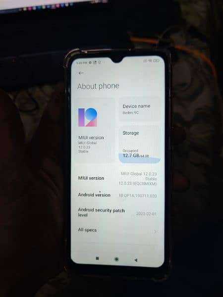 Redmi 9C 3/64 GB PTA Approved (urgent sale) 7