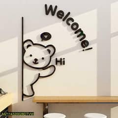 wellcom teddy designed wall ART dilivery available