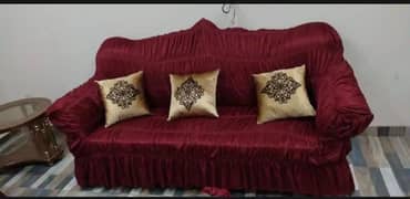 5 seater sofa cover free size shahi sofa(3+1+1)