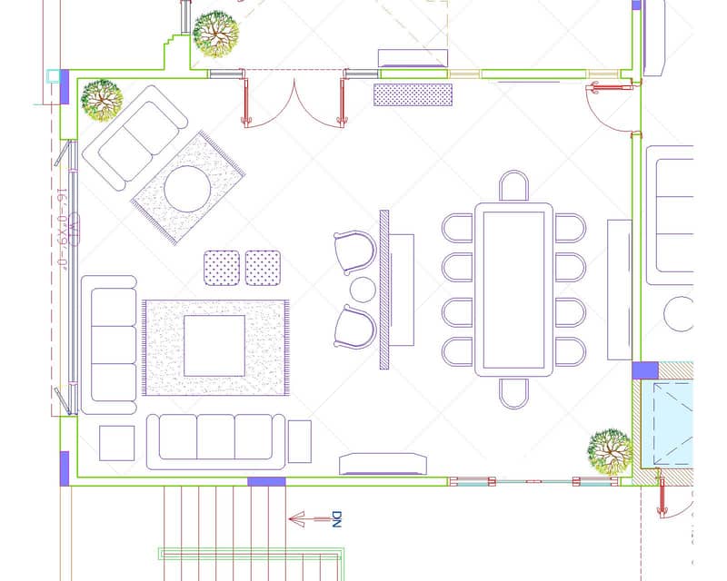 Autocad 2D floor plan  of houses and offices in very Reasonable amount 1