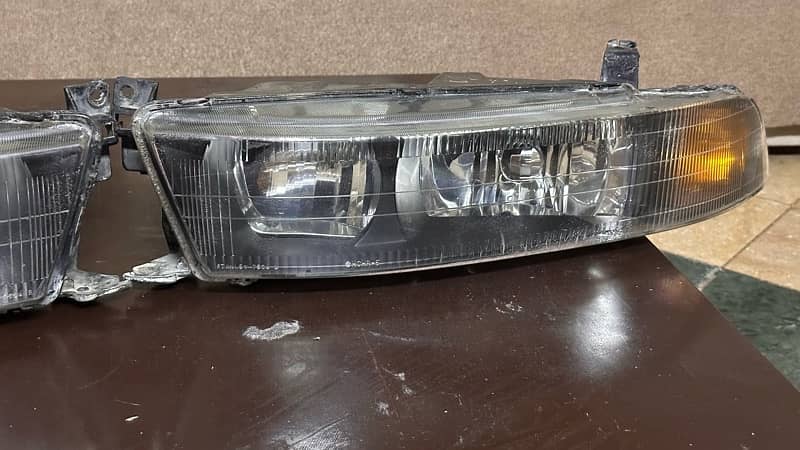 mitsubishi galant headlights 2