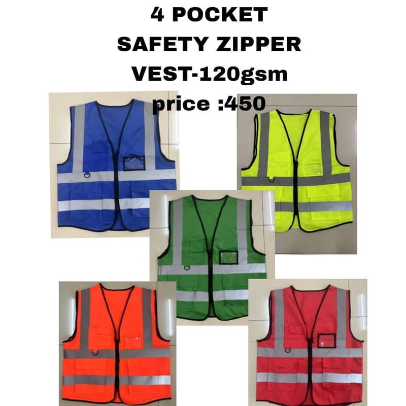 Safety Vest Jacket High Viz Hi Vis reflective Vest PPE construction 5