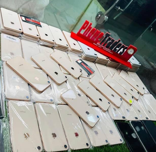 Iphone 8plus 64GB official PTA Approved All Colrs pack stock 1