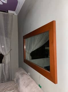 Wall Mirror Set with stools