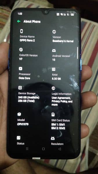 oppo Reno Z 8/256Gb exchange 324/843/1460 2