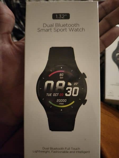 dual Bluetooth full touch screen fitness smartwatch health detection 1