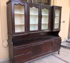 Wooden Showcase for kitchen in GOOD CONDITION