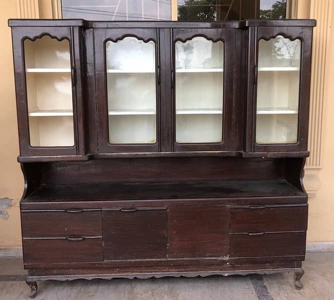 Wooden Showcase for kitchen in GOOD CONDITION 2