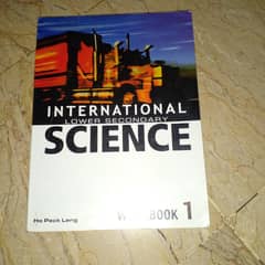 International lower secondary science Work book 1