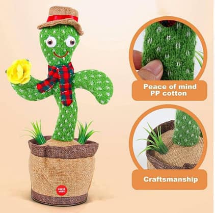 Dancing Cactus Plush Toy 4