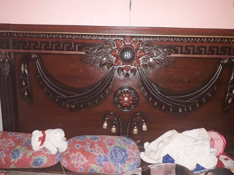 Wood Bed for sale 1