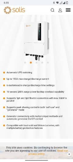 8 kw Solis hybrid inverter 0