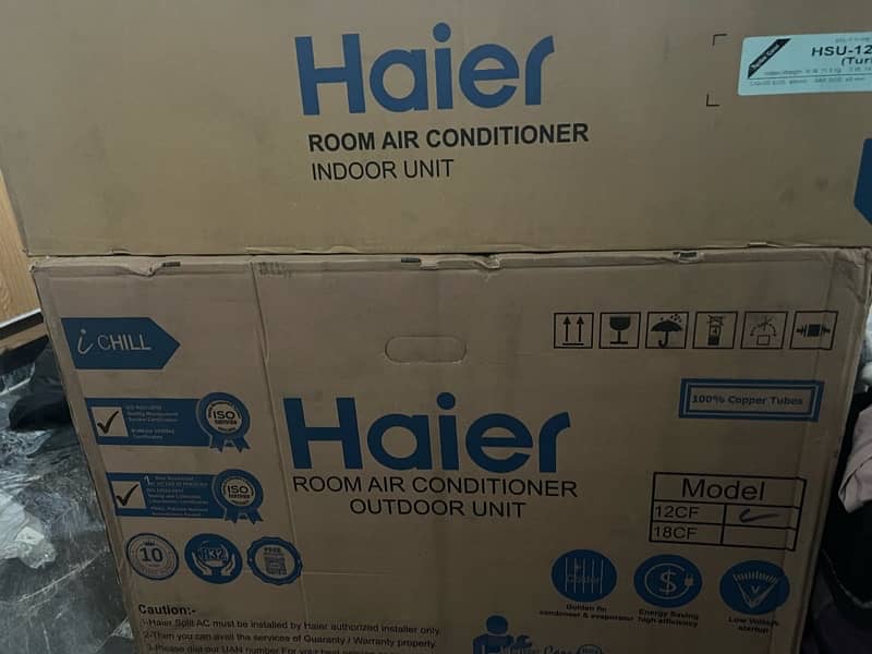 haier 1 ton AC non inverter 3