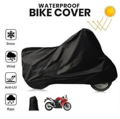 Anti-slip parachute motor bike cover