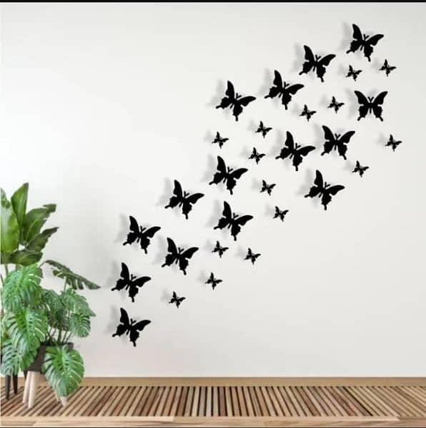 Butterfly design wall sticker-pack of. 30 2