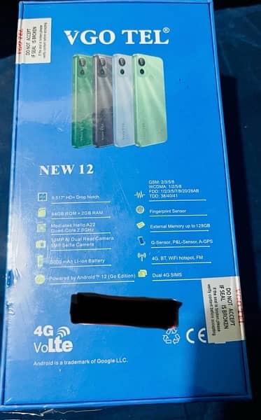 VGO TEL New 12 , Brand New Pin Pack 1