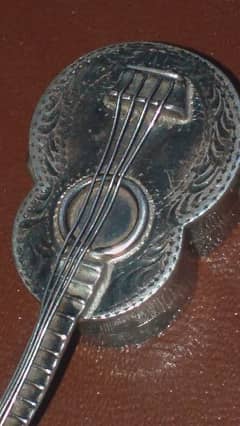 vingage Sterling silver gitar