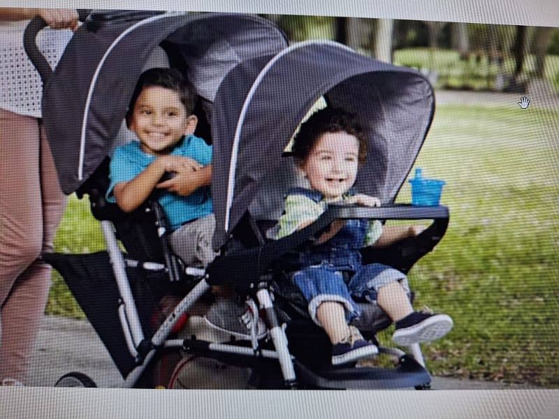 GRACO - Duo Glider Double Stroller - Almost Brand New 4