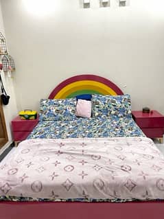 cool kids rainbow bed set