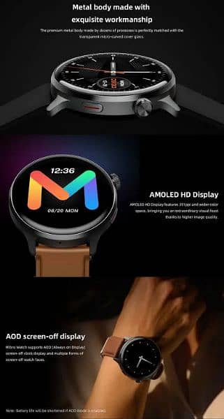 Smart Calling Watch Mibro Lite2 Amoled Display 6