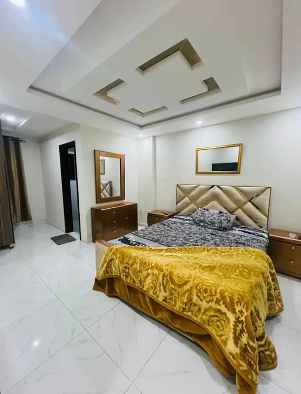 Two beds luxury apartment for rent on daily basis in bahria lahoe 6