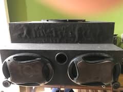 Woofer Amp Speakers Brand new condition urgent sale Car system