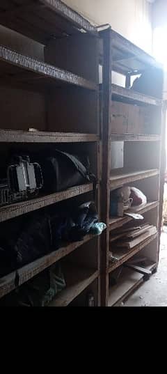 old shop racks of book shop