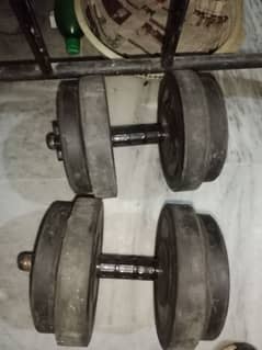 dumbell 16+16 kg's