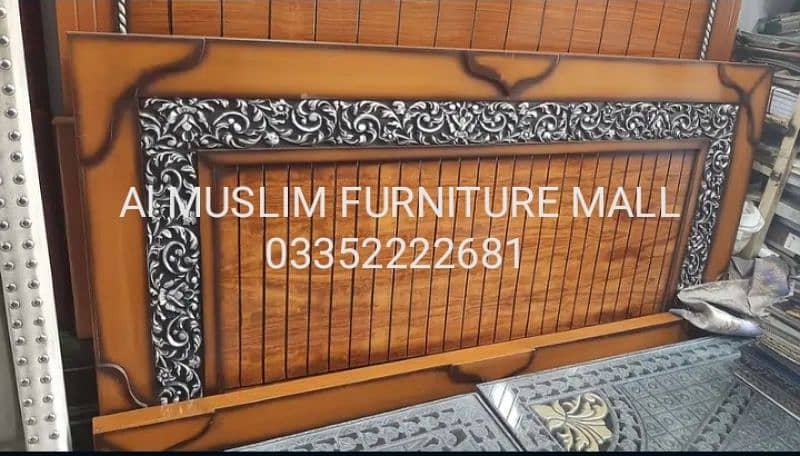 Bismillah furniture mall offers king size double bed 3