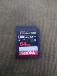 Sale ExtremePro 64Gb Memory Card onetime use