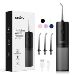 Amazon Branded Sejoy Cordless Water Flosser, Portable Oral Irrigator