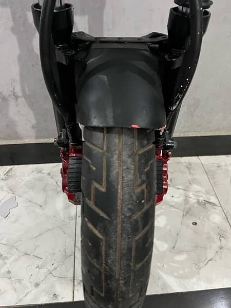 HEAVY BIKE PARTS FOR SALE RIMS FRONT SUSPENSION BACK RIM WITH TYERS 7