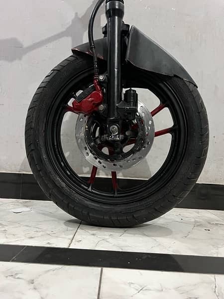 HEAVY BIKE PARTS FOR SALE RIMS FRONT SUSPENSION BACK RIM WITH TYERS 11