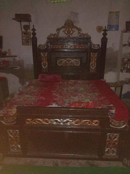 dubbale bed condition new ,size 7*7 2