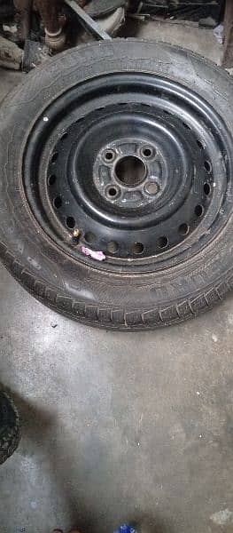 tyre with rim 0