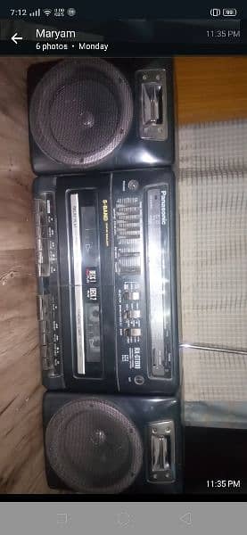 Panasonic cassett player+ radio for sale 0