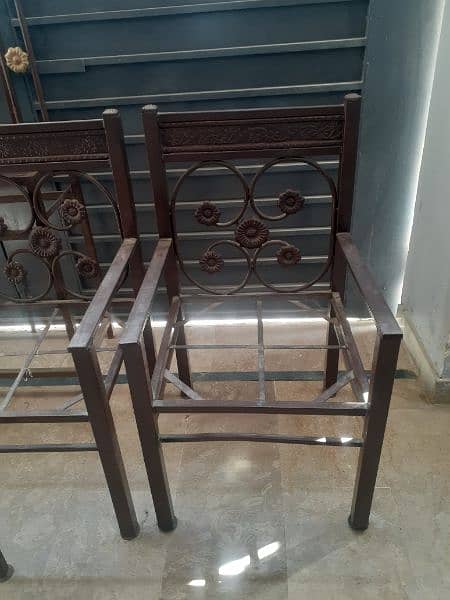 incomplet New iron furniture 5 Setar Sofa With Table & Dreseing Table 3