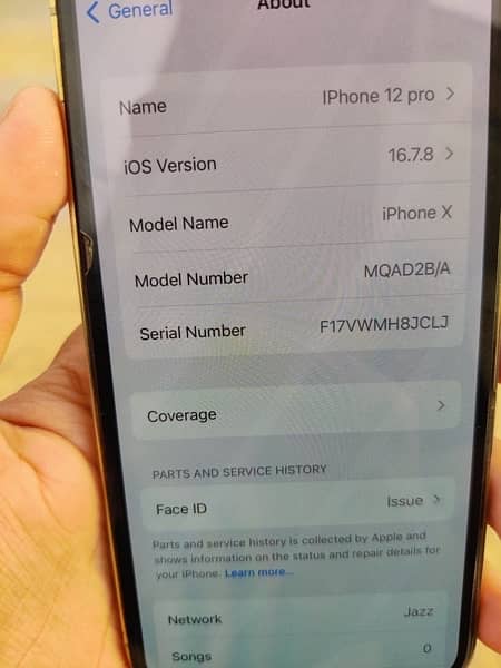 iPhone x pta approved converted 12 pro 6