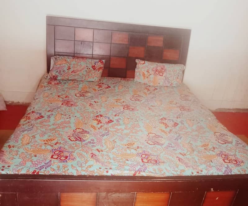 Double bed with mattress 1