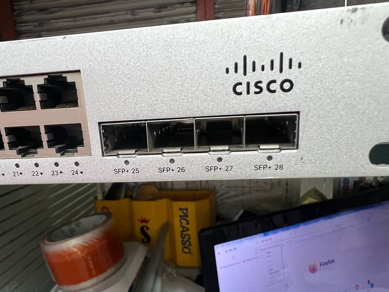 Cisco Meraki Switch MS350-24P Gigabit POE 10G Uplnink 5