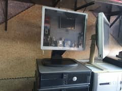 full pc system core2dou desktop A+1 condition with lcd A+1 condition 0