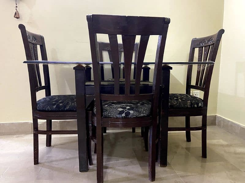 wooden dining table 4 seater 3